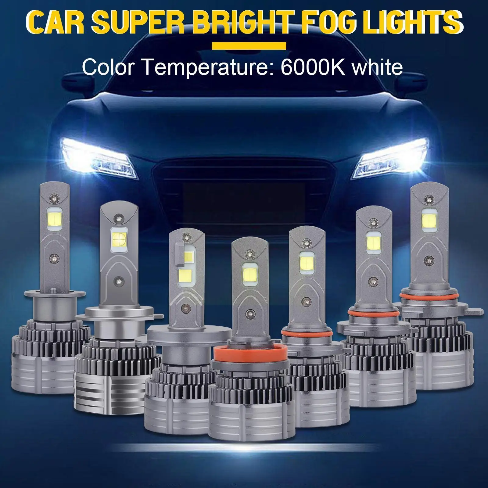 

Carshark Turbo H7 Led Bulb Canbus 30000Lm High Power Lamps H1 75w H9 H11 Light Bright Bulb H4 Super Fog Car H8 Spot Headlig R4L9