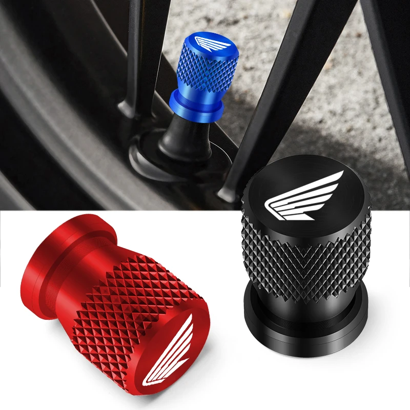 

2PCS Aluminum Motorcycle Tyre Valve Cap Dustproof Universal For Honda Hornet NT1100 CB125R CB500 Shadow PCX VFR750 XADV