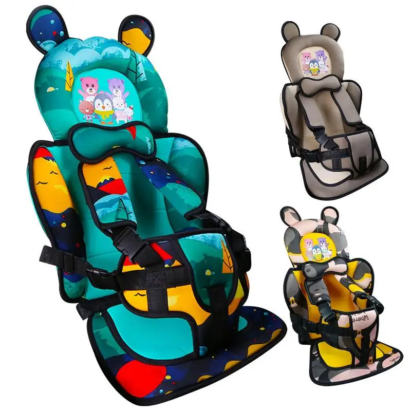 

Kids Seat For Car Portable Seat Belt For Child Shopping Cart Mat Baby Safety Seat Mattress Pad Stroller Seat Mat For Kids Safety