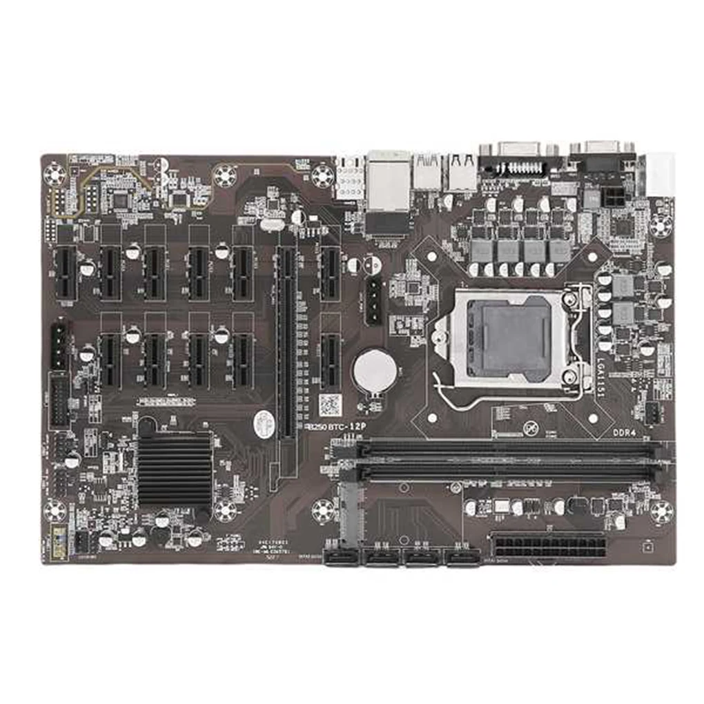 

1 Set B250 Motherboard Miner Computer Accessories Professional Components Mining Machine LGA1151 DDR4 SATA 3.0 Port