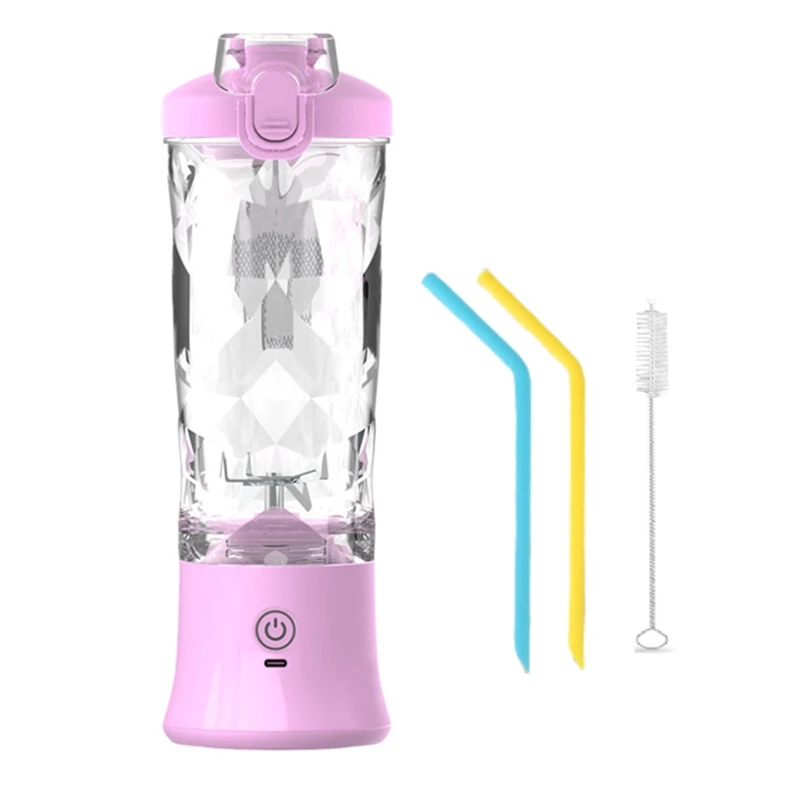 

600 мл портативный блендер, электрические соковыжималки, миксеры для фруктов, 4000 мАч, USB Перезаряжаемый мини-блендер для смузи, персональная соковыжималка