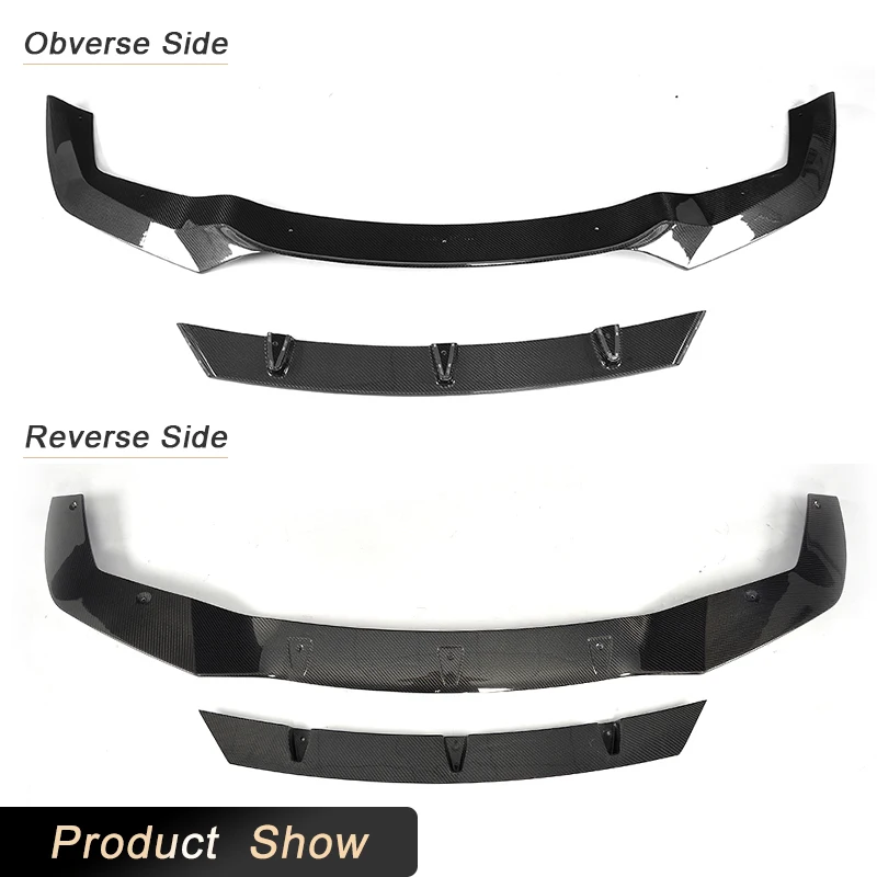Автомобильный передний бампер спойлер из углеродного волокна для BMW F87 M2 Coupe