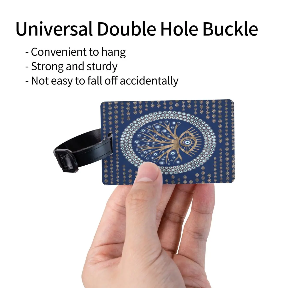 Бирка для багажа Mystic с изображением сглаза греческого дерева жизни матаки