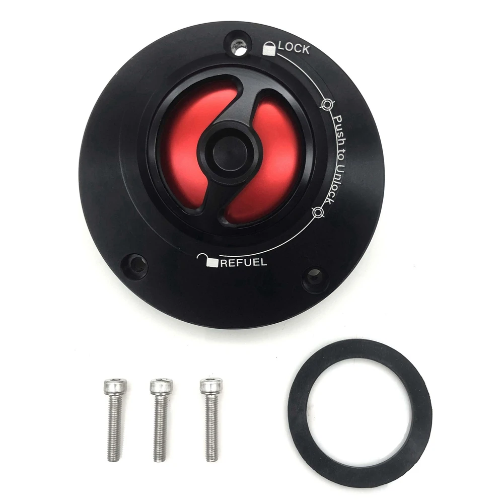 

Motorcycle Fuel Tank Cap Gasoline Cover for YAMAHA YZF R1 R3 R6 R15 R25 MT07 CNC Quick Release Cap Accessories Red