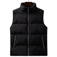 cotton down vest men 2020 winter loose waistcoat all match vest jacket cotton padded jacket sleeveless winter waistcoat gilet