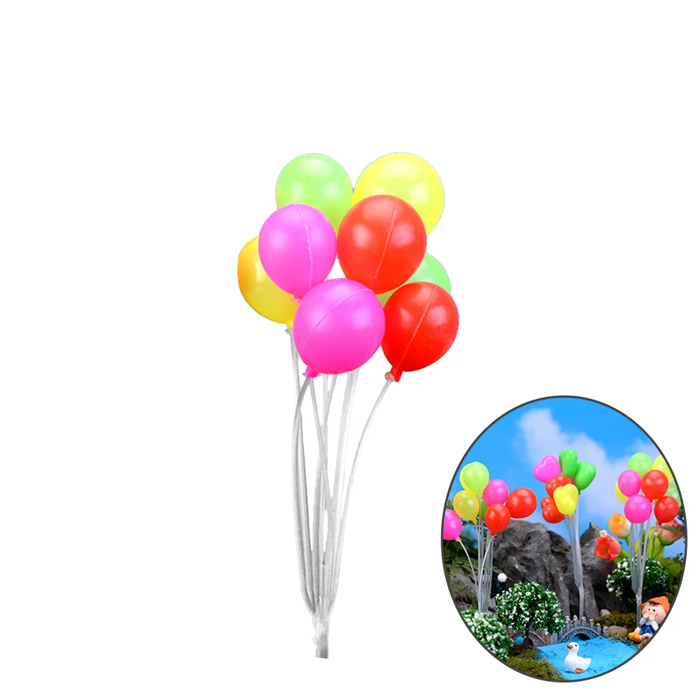 

Balloons Picks Pick Cluster Microlandschaft Bouquet Miniature Landscape Decoration