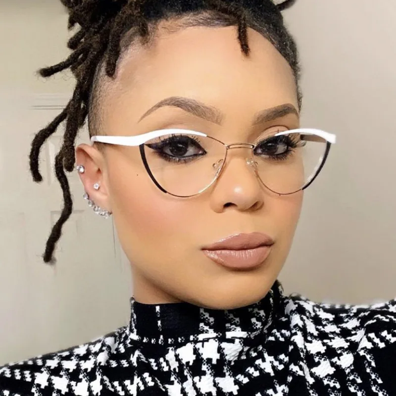 Модные очки для близорукости кошачий глаз с маленькой оправой от 0 до 5-1-1 25-1 5-1 75