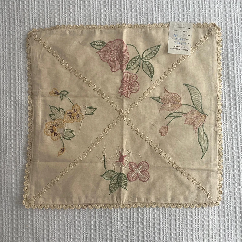 

2 Pieces Embroidery Technology of Cotton Pillow Cover Cushion Special offer