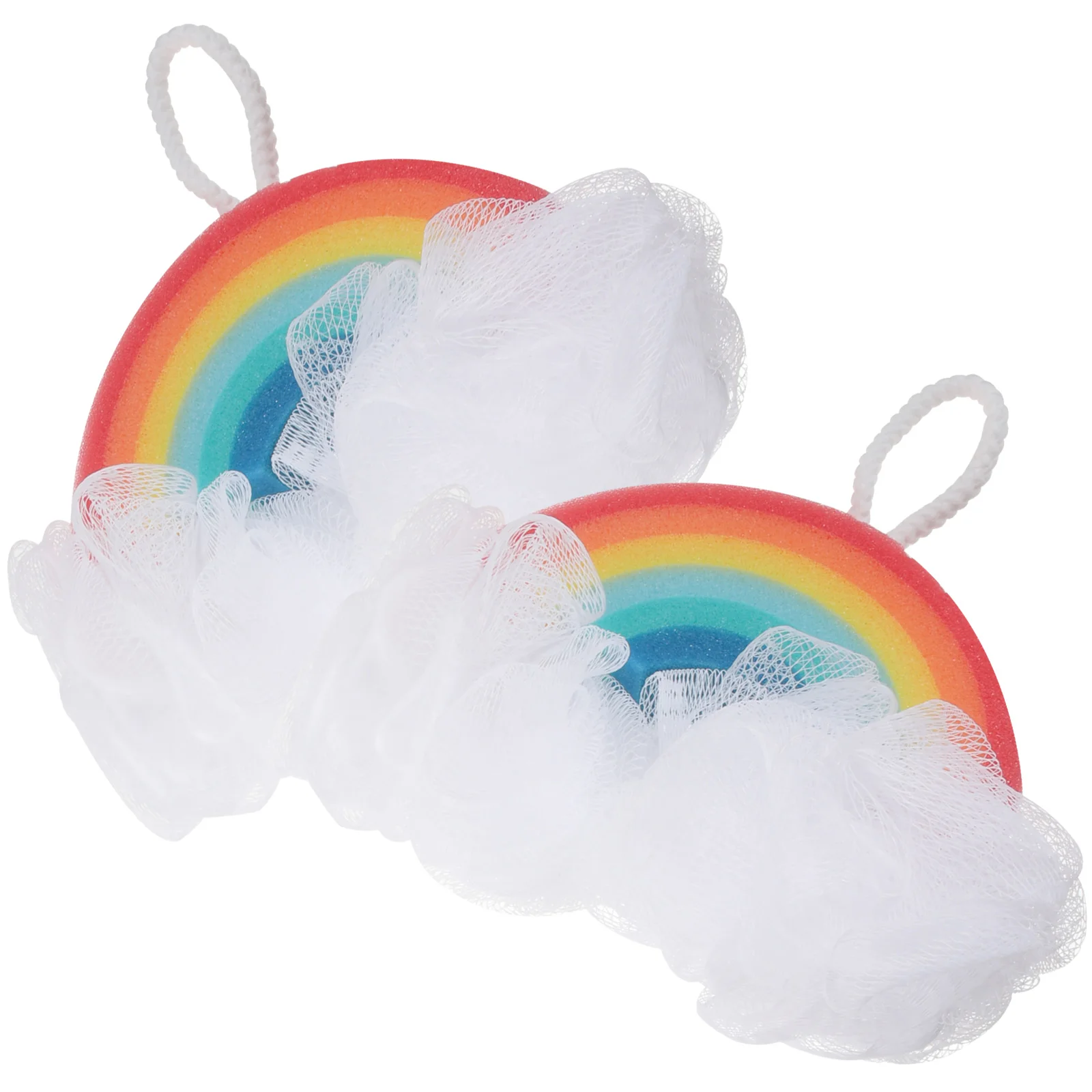 

2pcs Exfoliating Bath Sponges Cartoon Cleaning Sponge for Children Kids