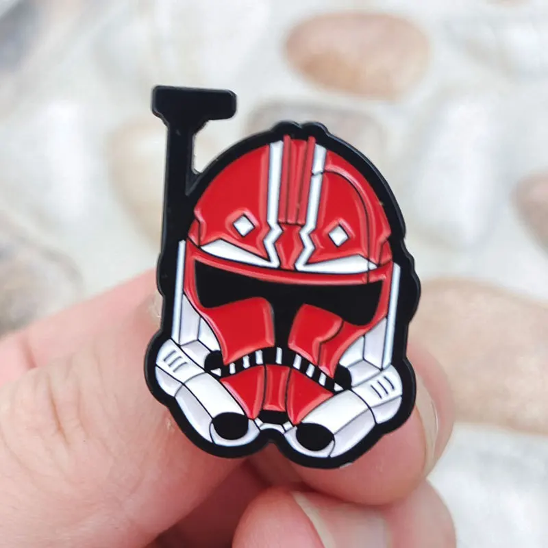 Шлем с эмалью в стиле Звездных войн мандалориан Боба Фетт шпильки искусственный