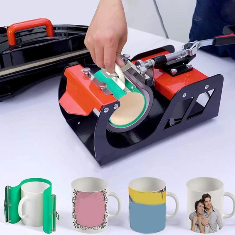 

Printing Mugs Silicone Mug Clamp Silicone Mug Wrap Cup Clamp Fixture-