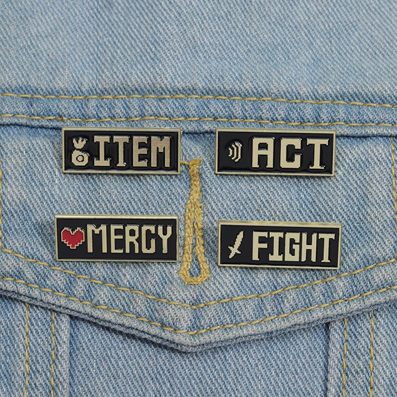 Значок милосердия игра Undertale эмалированная булавка творческие Мультяшные