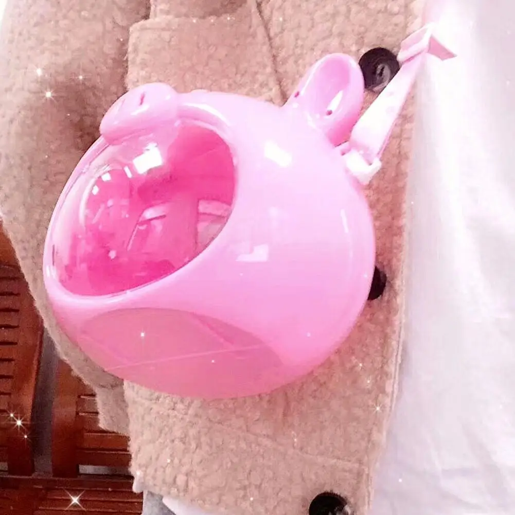 

Маленькая переноска для домашних животных, отличная портативная дорожная сумка для домашних животных, в форме головы свиньи, птицы, рюкзак, ...