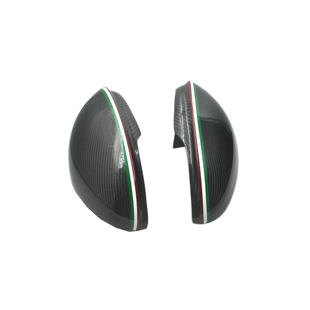 

For Rear Mirror Housing Stelvio Retrofit Tricolour Carbon Fibre Reversing Mirror Housing