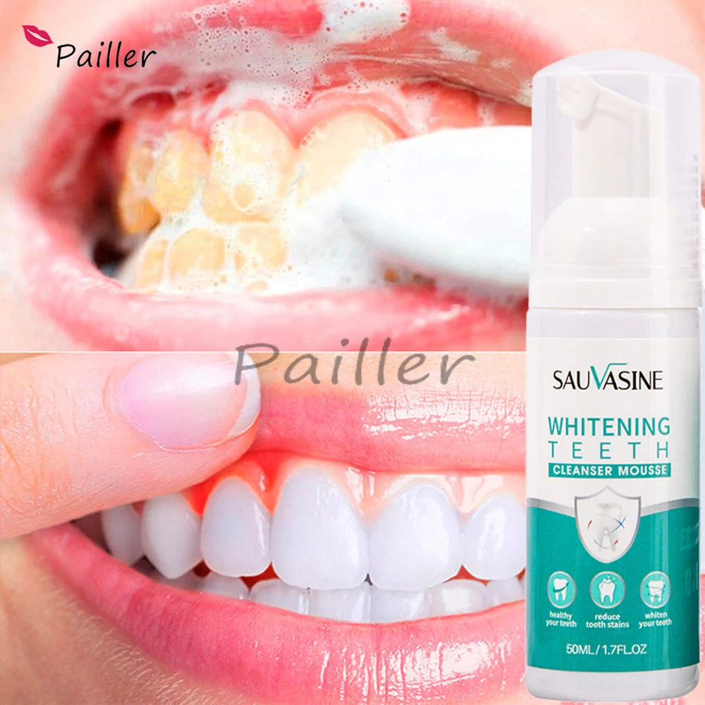 

Teeth Whitening Toothpaste Soda Whitening Ultra-fine Mousse Foam Toothpaste Deeply Cleaning Gums Stain Removal