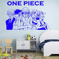japanese one piece anime wall stickers manga movies anime kids room game room home decor vinyl wall decals childrens gifts 16