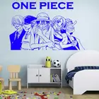 Японские цельные аниме наклейки на стену, виниловые Стикеры с рисунком манги, фильмов, детской комнаты, игровой комнаты, домашний декор, детские подарки 16