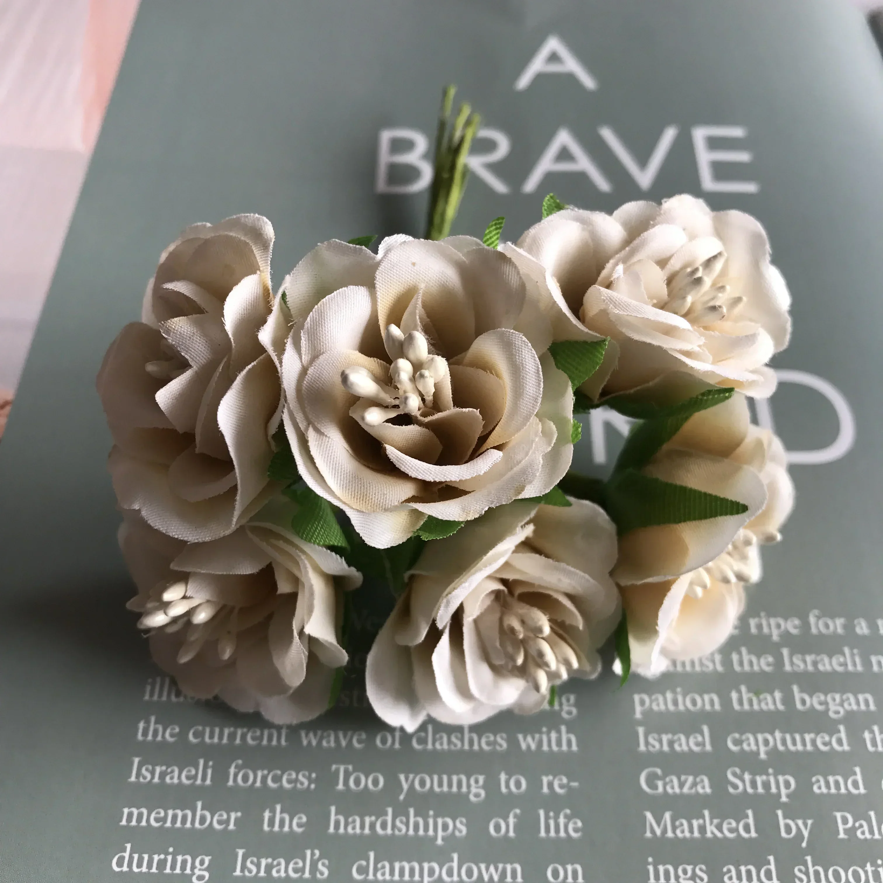 

Искусственный шелковый цветок роза пион