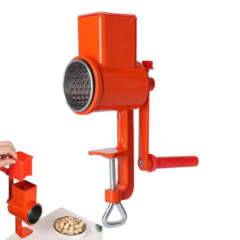 Ручная мельница для зерна нержавеющая алюминиевая многофункциональная кукурузы