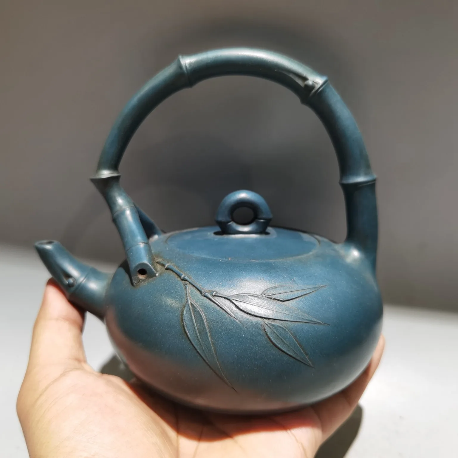 

Китайский Глиняный Чайник Yixing Zisha, бамбуковый подъемный баллон Gao Jianfang 300 мл