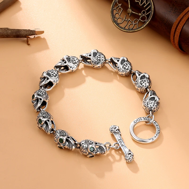 Оптовая продажа стерлинговое серебро S925 европейский и американский готический