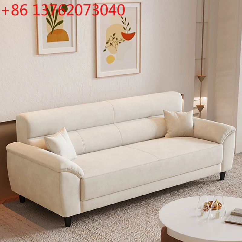 Фото Белые диваны для гостиной Cream Cloud, большие, для декора комнаты, стильные диваны для гостиной, комплект мебели для салона, модная мебель №1