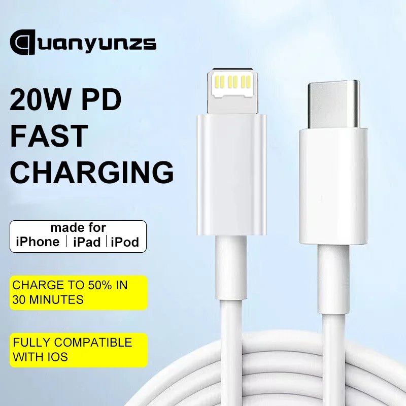

Type C To USB C PD 60W 65W 20W 30W Fast Charging Data Cable for Lightning iPhone 14 13 11 12 Pro Max Samsung S20 Xiaomi MacBook