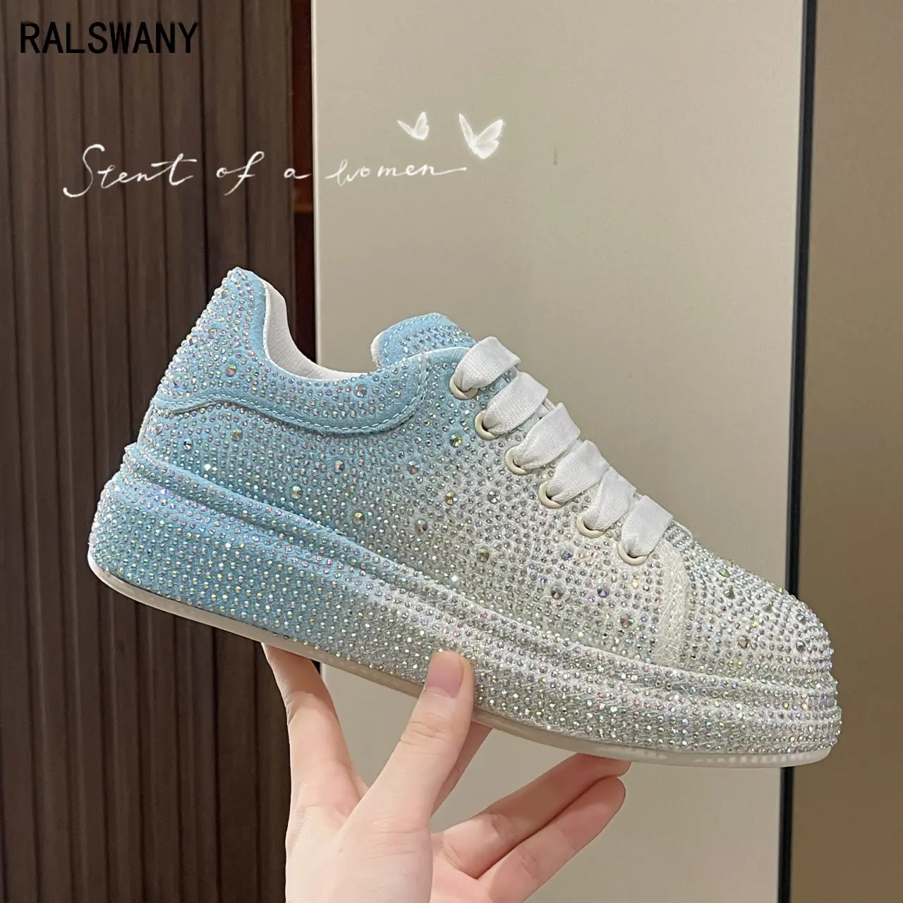 

Gradient Color Height Increasing Polka Dot Casual Sneakers with Lace-up Design Shoes for Men with Free Shipping