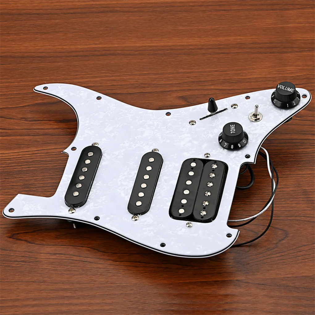 

Pickups Pre-Wired Strat Copper Single Coil Pickups High Accuracy Pickguard FD ST Style Guitar for Neck Guitar Bass