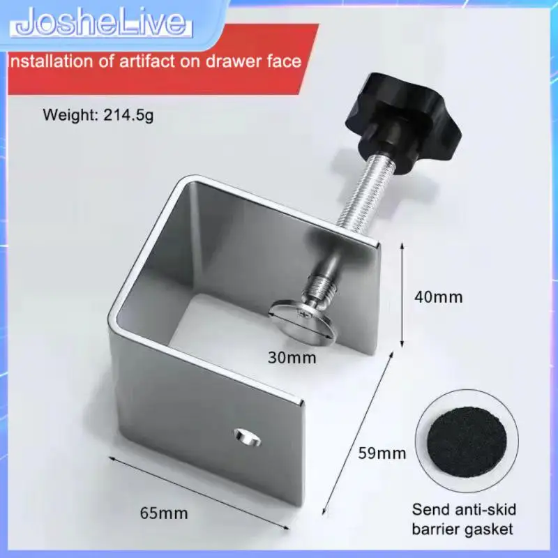 

Fixing Clip Easy Adjustment Woodworking Jig Cabinet Tool Stable Durable Smooth Drawer Panel Clips Tools New