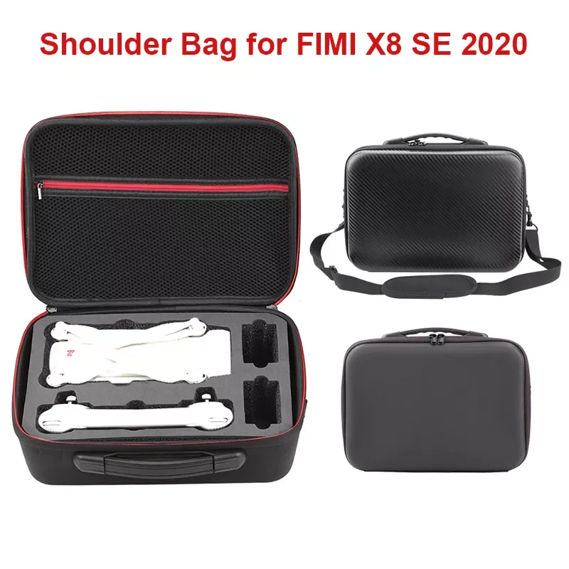 

Shoulder Bag for FIMI X8 SE 2020 Protable Carrying Case Drone Protector Handbag Battery Control Storage Box Waterproof Suitcase