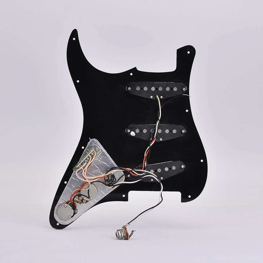 Акция по 1 комплекту (SSS) Черный Alnico Single Coil электрогитара Pickguard Pickups загруженная