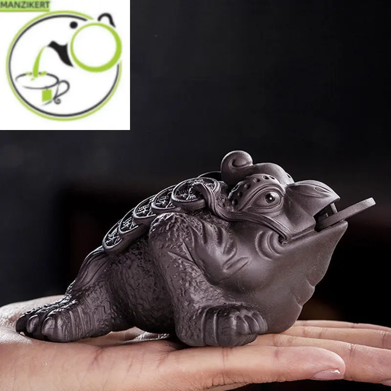 

Украшение для чайного столика из фиолетовой глины, ручной работы