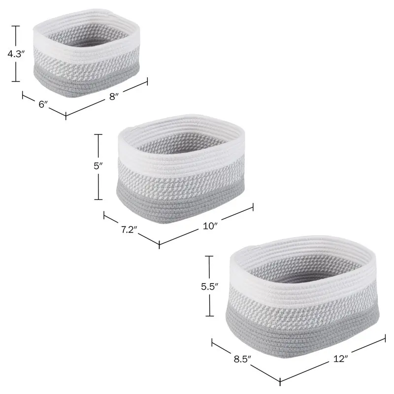 

Convenient Spacious Durable Convenient, Spacious Gray Basket Set for Durable Nursery, Office and Classroom Use - 156 Characters