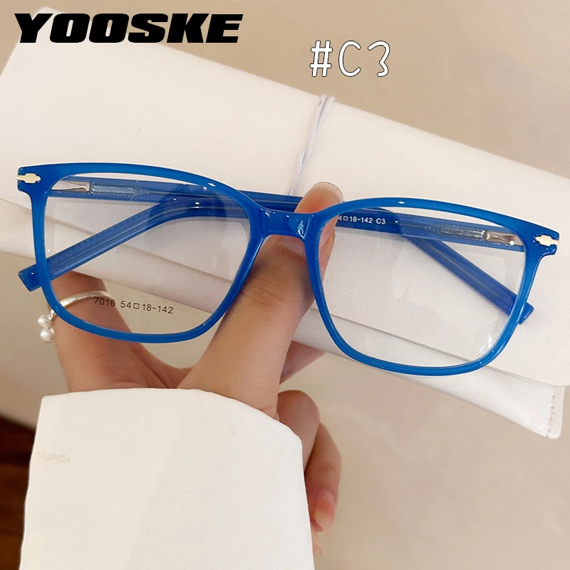 YOOSKE оправа для очков большого размера мужчин и женщин винтажные очки ультра