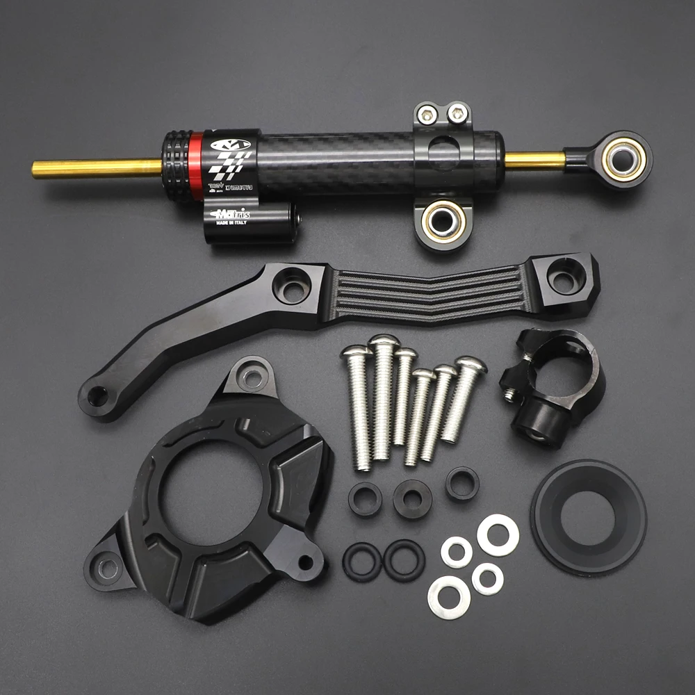 Для KAWASAKI Z1000 Z 1000 2010-2013 полный комплект для мотоцикла ЧПУ демпфер рулевого управления Стабилизатор линейный стабилизатор кронштейн 2013
