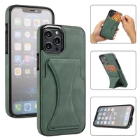 new case for iphone 13 pro max 11 12 pro max xs max xr 7 8 plus funda card slot coque bracket protective phone case cover capa