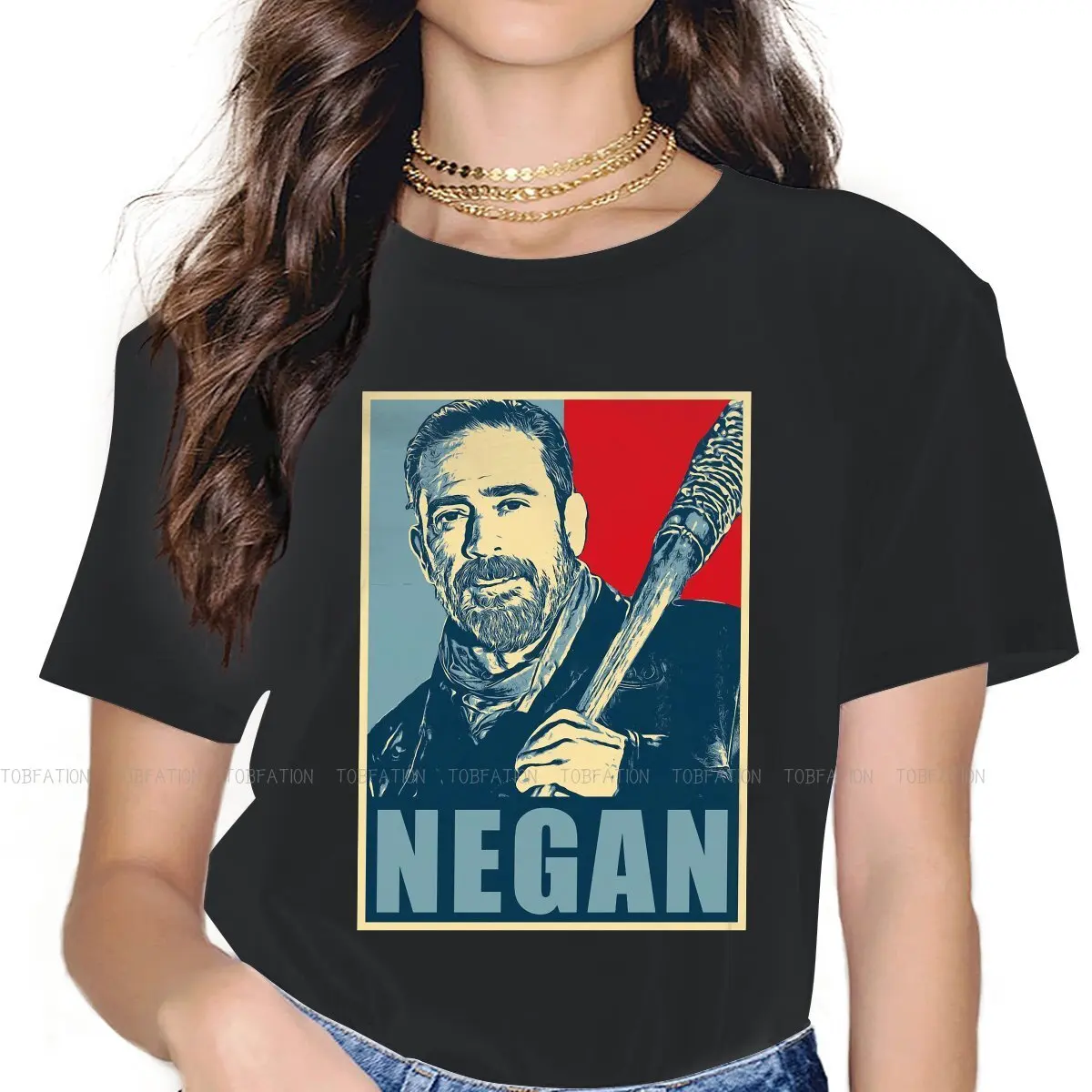 

Negan Essential Style TShirt for Girl The Walking Dead Rick Glenn Daryl Horror 4XL Hip Hop Gift Clothes T Shirt Stuff Hot Sale