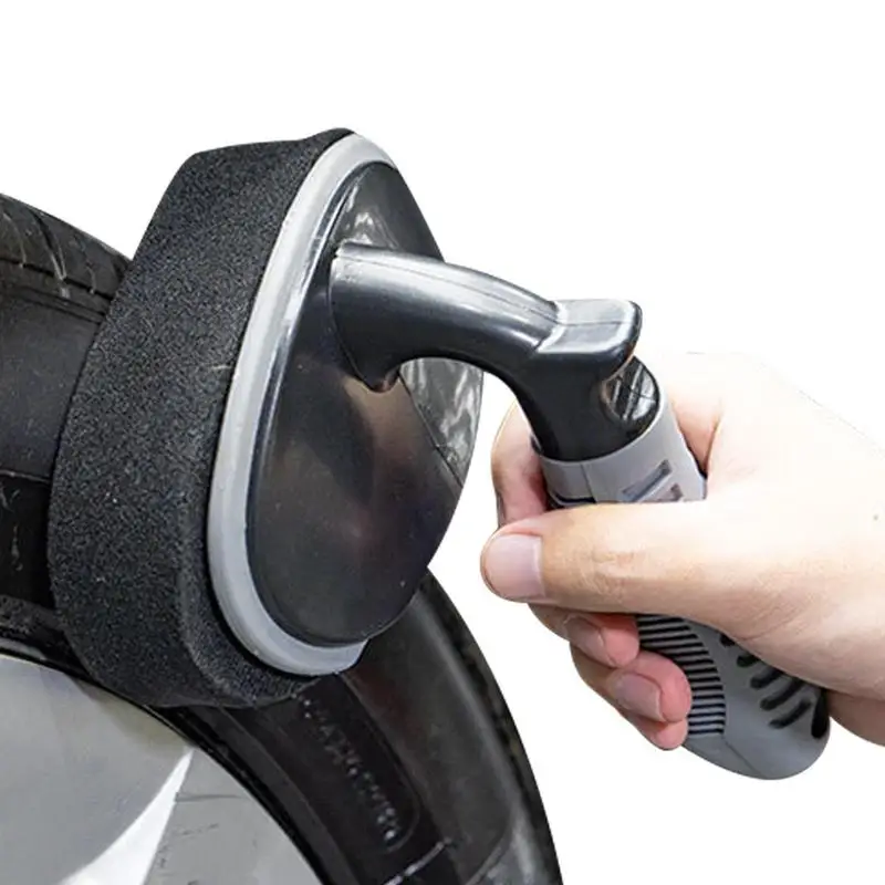 Car Washing Brush Sponge Ergonomic Handle Car Interior Waxing Brush Skidproof Design Car Wash Accessories For Women Men Home