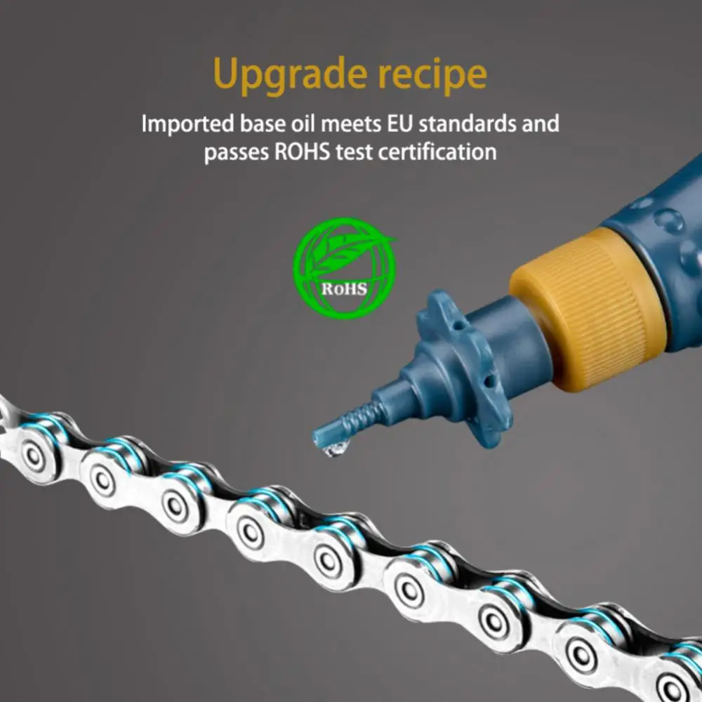 

Bicycle Chain Lubricant High Temperature Resistance 60ml Silicone Oil Dustproof Wear Resistant Lubricating Oil Maintenance Kit