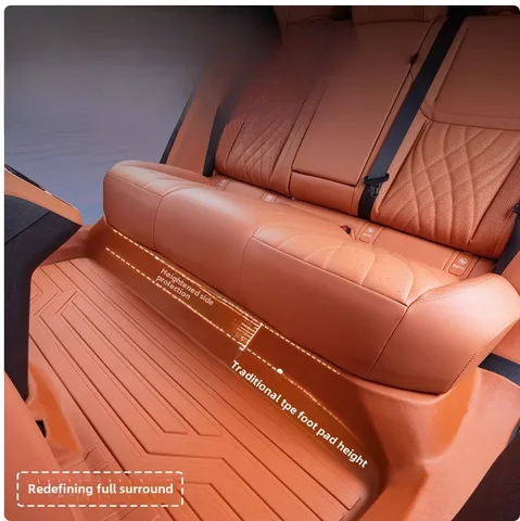 Автомобильный коврик для ног для Changan Deepal S7 S07 2025, полностью все включено, автомобильный напольный коврик, кожаные водонепроницаемые подушечки для ног, украшение интерьера