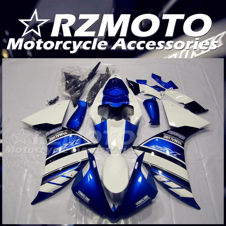 

Литьевая пресс-форма, новинка, Обтекатели из АБС-пластика, подходят для YAMAHA YZF- R1 2012 2013 2014 12 13 14, комплект кузова Blue FR