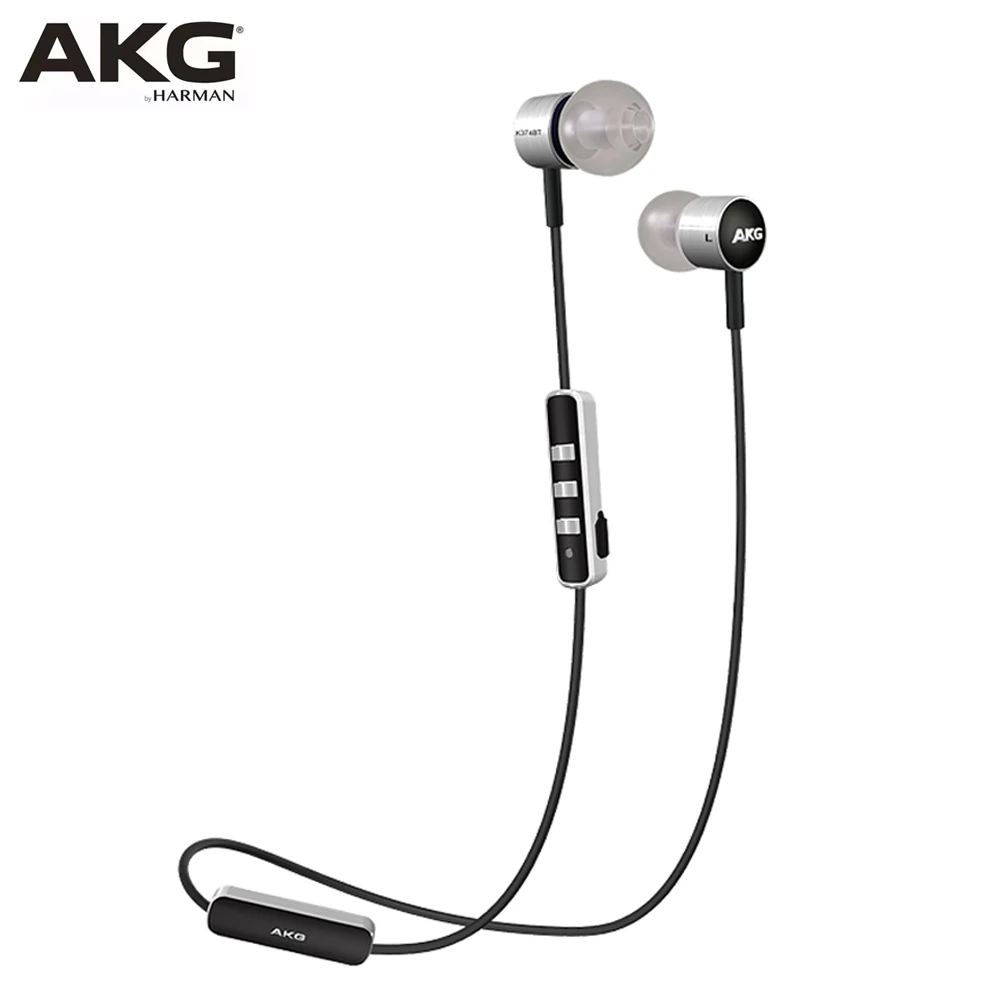 

AKG K374BT In-ear Bluetooth Earphone Wireless Gaming Music Headset Bass Sound Earphone Running Earphone with Mic for Smartphones
