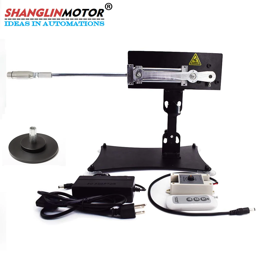 

New Telescopic Linear Motor Kit With Stand Stroke 88mm 40W High Torque 4N.m Low Noise Adjustable Angle RF Speed Controller