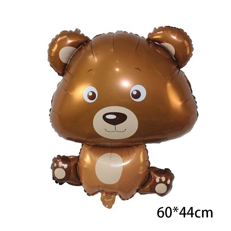 

Фольгированный шар 3D медведь с тортом DAWN