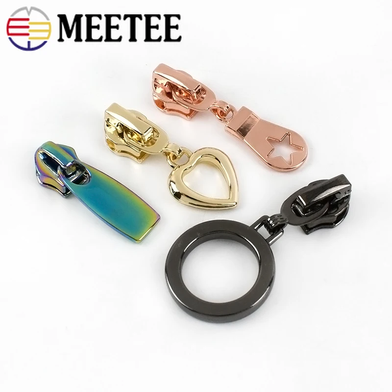 10/30 шт. Модные 5 # слайдеры на молнии для нейлоновых молний Сумка Одежда головки