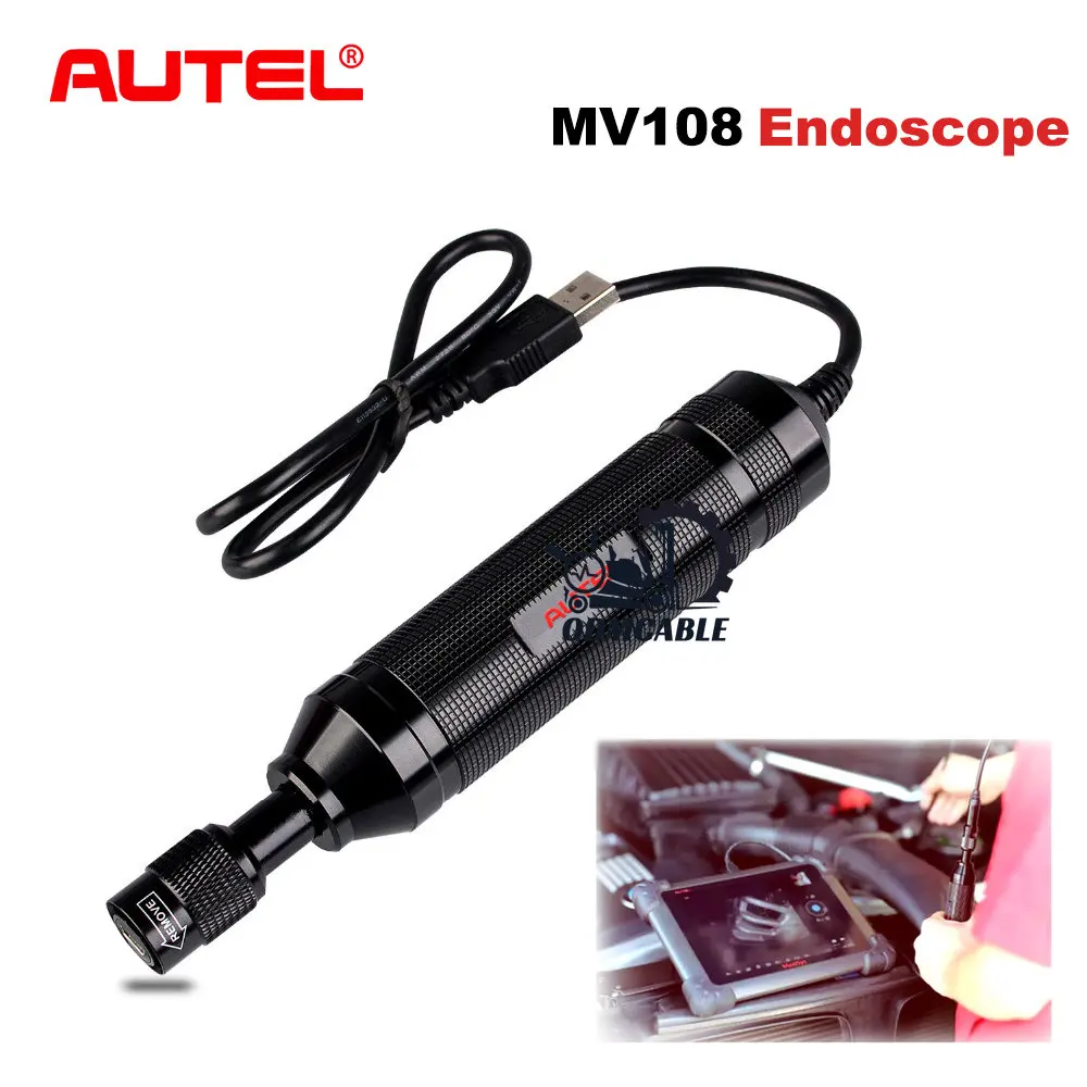 Фото Autel MaxiVideo MV108 цифровая Инспекционная камера для MK808BT MaxiSys Pro и ПК, поддержка видеообследования, головка изображения 8,5 мм №4