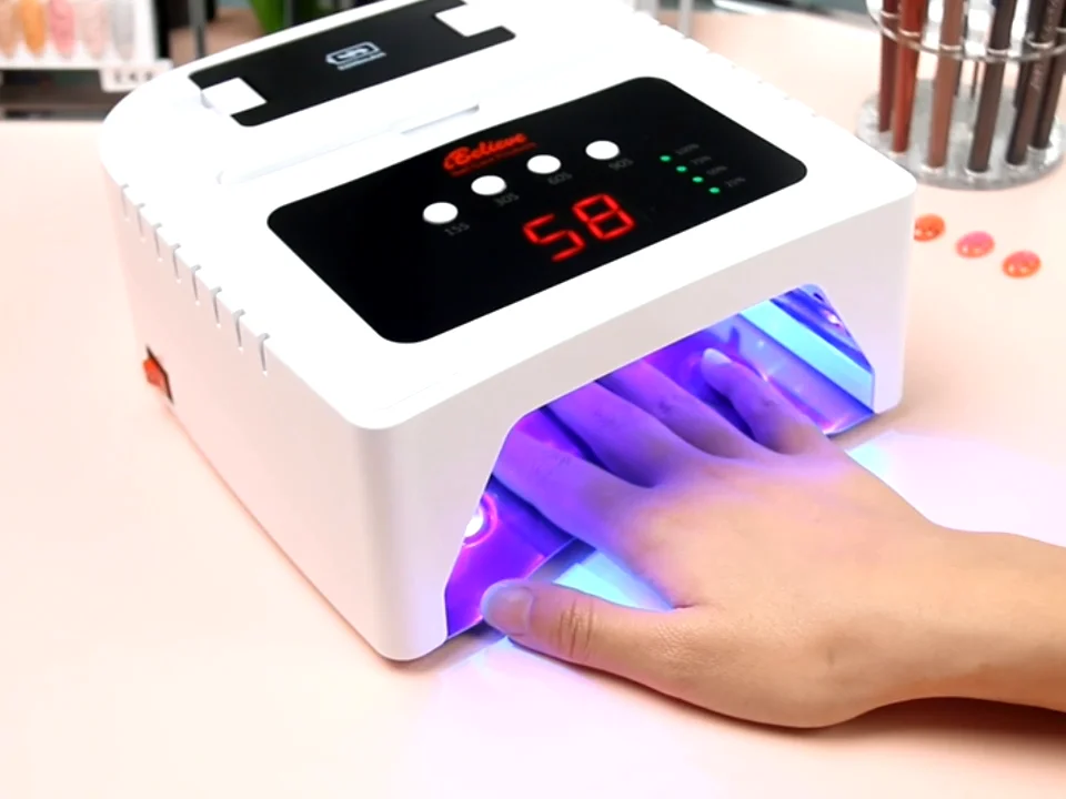 

iBelieve High Power Dry Nail Gel Polish Machine Professional Uv Led Lamp Rechargeable Cordless Nails Lamp