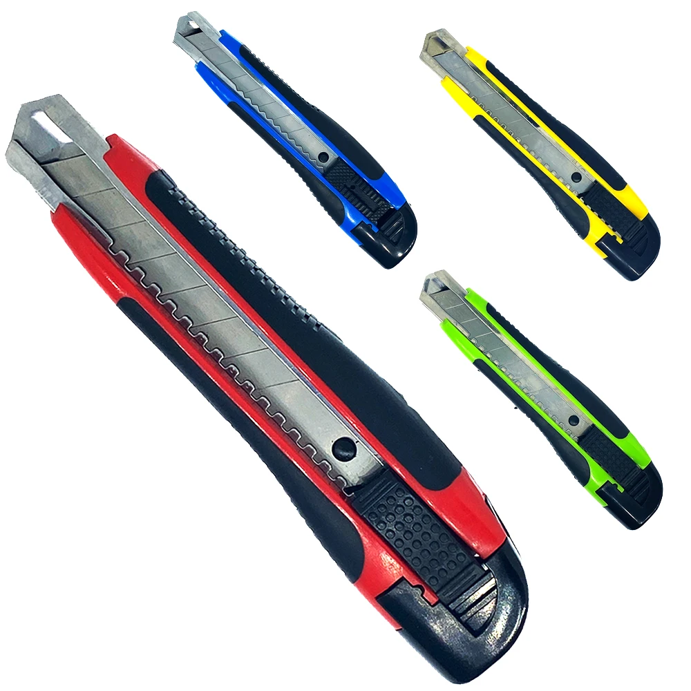 4 шт. универсальный нож резак для коробок выдвижной защелкивающийся с широким
