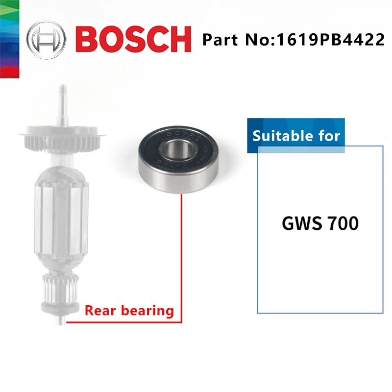 

Электрическая угловая шлифовальная машина Bosch GWS 700 для резки дерева и металла, сменные шестерни ротора статора, корпус электроинструмента, запчасти для ремонта